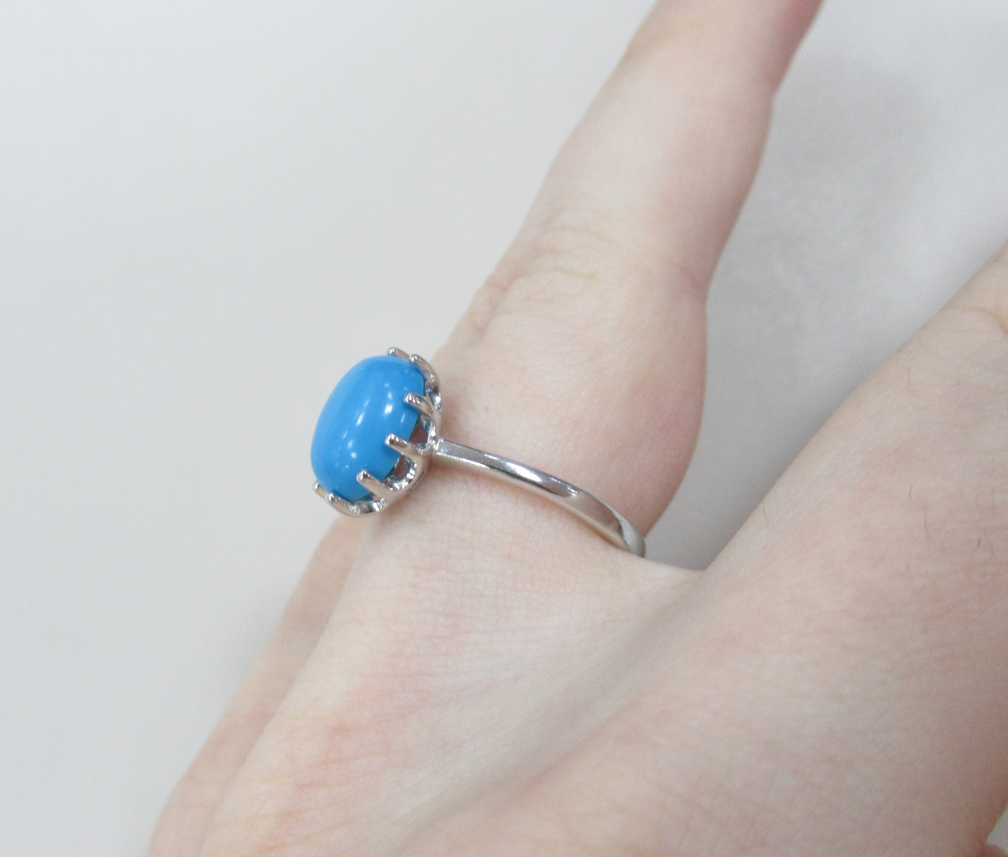 Серебряное кольцо с бирюзой